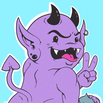Purple Peryton